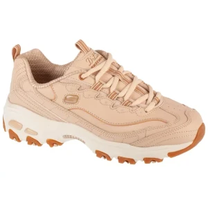 Skechers D'Lites - Good Neutral 149807-NAT, Damskie, Beżowe, buty sneakers, nubuk, rozmiar: 36