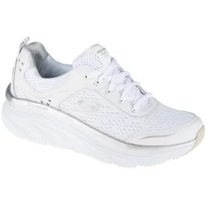 Skechers Relaxed Fit: D'Lux Walker - Infinite Motion 149023-WSL, Damskie, Białe, buty sneakers, przewiewna siateczka, rozmiar: 36