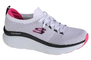 Skechers D'Lux Walker 149311-WBK, Damskie, Białe, buty sneakers, tkanina, rozmiar: 41