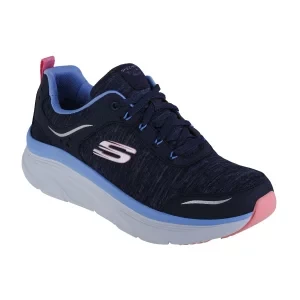 Skechers D'Lux Walker-Cool Groove 149336-NVMT, Damskie, Granatowe, buty sneakers, tkanina, rozmiar: 36