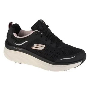 Skechers Relaxed Fit: D'Lux Walker - Infinite Motion 149023-BKPK, Damskie, Czarne, buty sneakers, tkanina, rozmiar: 36