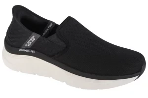 Skechers D'Lux Walker - Orford Slip-ins 232455-BLK, Męskie, Czarne, buty sneakers, tkanina, rozmiar: 41