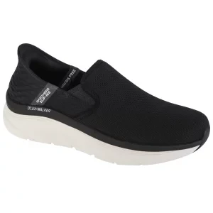 Skechers D'Lux Walker - Orford Slip-ins 232455-BLK, Męskie, Czarne, buty sneakers, tkanina, rozmiar: 41