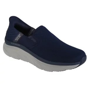 Skechers D'Lux Walker-Orford Slip-ins 232455-NVY, Męskie, Granatowe, buty sneakers, tkanina, rozmiar: 41