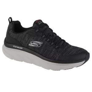 Skechers D'Lux Walker-Pensive 232045-BKW, Męskie, Szare, buty sneakers, tkanina, rozmiar: 41