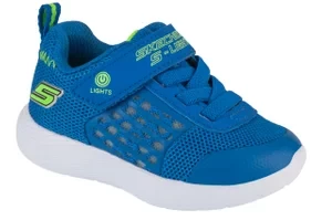 Skechers Dyna-Lights K 90740N-BLLM, Dla chłopca, Niebieskie, buty sneakers, przewiewna siateczka, rozmiar: 21