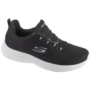 Skechers Dynamight 12119-BKW, Damskie, Czarne, buty treningowe, przewiewna siateczka, rozmiar: 36