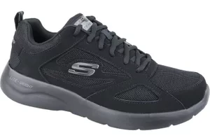 Skechers Dynamight 2.0 58363-BBK, Męskie, Czarne, buty sneakers, przewiewna siateczka, rozmiar: 45