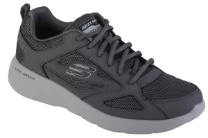 Skechers Dynamight 2.0 - Fallford 58363-CCBK, Męskie, Szare, buty sneakers, przewiewna siateczka, rozmiar: 41