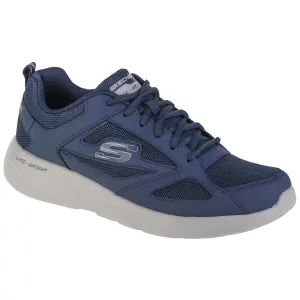 Skechers Dynamight 2.0 - Fallford 58363-NVY, Męskie, Granatowe, buty sneakers, przewiewna siateczka, rozmiar: 42,5