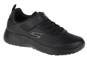 Skechers Dynamight-Day School 97772L-BBK, Dla chłopca, Czarne, buty sneakers, skóra syntetyczna, rozmiar: 27