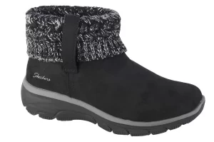 Skechers Easy Going - Cozy Weather 167401-BLK, Damskie, Czarne, buty zimowe, tkanina, rozmiar: 36