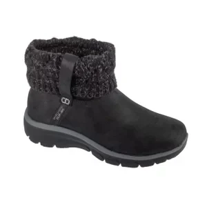 Skechers Easy Going - Cozy Weather 2 168033-BLK, Damskie, Czarne, buty zimowe, skóra syntetyczna, rozmiar: 36