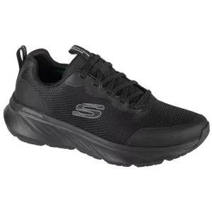 Skechers Edgeride - Rekze 232835-BBK, Męskie, Czarne, buty sneakers, tkanina, rozmiar: 42,5