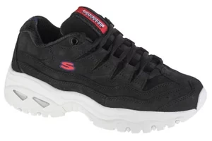 Skechers Energy-Wave Dancer 13421-BKW, Damskie, Czarne, buty sneakers, nubuk, rozmiar: 35