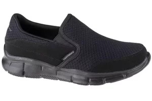 Skechers Equalizer 51361-BBK, Męskie, Czarne, buty sneakers, przewiewna siateczka, rozmiar: 40