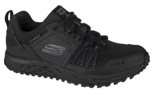 Skechers Escape Plan 51591-BBK, Męskie, Czarne, buty trekkingowe, skóra licowa, rozmiar: 43