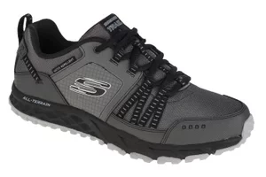 Skechers Escape Plan 51591-CCBK, Męskie, Szare, buty trekkingowe, skóra licowa, rozmiar: 41