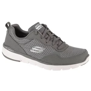 Zdjęcie produktu Skechers Flex Advantage 3.0 52954-CHAR, Męskie, Szare, buty treningowe, przewiewna siateczka, rozmiar: 42,5