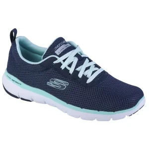 Skechers Flex Appeal 3.0 13070-NVAQ, Damskie, Granatowe, buty sneakers, przewiewna siateczka, rozmiar: 36