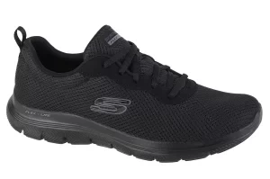 Skechers Flex Appeal 4.0 Brilliant View 149303-BBK, Damskie, Czarne, buty sneakers, tkanina, rozmiar: 36