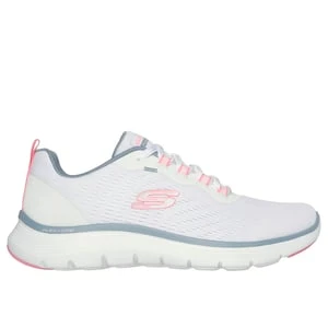 Skechers Flex Appeal 5.0 - New Path - Bialy/Rozowy/Niebieski