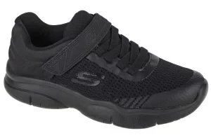 Skechers Flex Blast - Breezy Hype 302476L-BBK, Dla dziewczynki, Czarne, buty sneakers, tkanina, rozmiar: 27,5