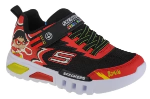 Skechers Flex-Flow-Hero Speed 406043L-RDBK, Dla chłopca, Czerwone, buty sneakers, tkanina, rozmiar: 32