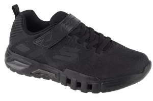 Skechers Flex-Glow 90542L-BBK, Dla chłopca, Czarne, buty sneakers, tkanina, rozmiar: 30