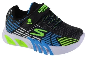 Skechers Flex-Glow Elite 400135N-BBLM, Dla chłopca, Czarne, buty sneakers, syntetyk, rozmiar: 21