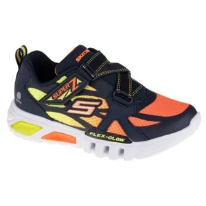 Skechers Flex-Glow Lowex 400015L-NVOR, Dla chłopca, Granatowe, buty sneakers, syntetyk, rozmiar: 31