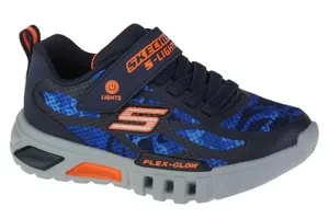 Skechers Flex-Glow Rondler 400017L-NVOR, Dla chłopca, Granatowe, buty sneakers, syntetyk, rozmiar: 28