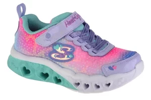 Skechers Flutter Heart Lights 302315L-LVMT, Dla dziewczynki, Wielokolorowe, buty sneakers, tkanina, rozmiar: 28