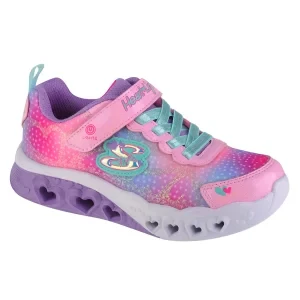 Skechers Flutter Heart Lights 302315L-PKMT, Dla dziewczynki, Różowe, buty sneakers, tkanina, rozmiar: 30