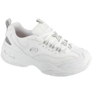 Skechers Fresh Diva 149492-WGY, Damskie, Białe, buty sneakers, skóra licowa, rozmiar: 36
