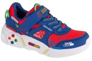 Skechers Gametronix 2.0 402270L-BLMT, Dla chłopca, Niebieskie, buty sneakers, tkanina, rozmiar: 28