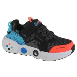 Skechers Gametronix 402260L-BKMT, Dla chłopca, Czarne, buty sneakers, tkanina, rozmiar: 28