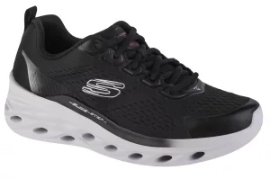 Skechers Glide Step Swift - Frayment 232634-BKW, Męskie, Czarne, buty do biegania, tkanina, rozmiar: 41