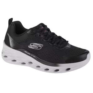 Skechers Glide Step Swift - Frayment 232634-BKW, Męskie, Czarne, buty do biegania, tkanina, rozmiar: 41