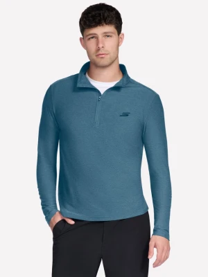 Skechers GO DRI All Day 1/4 Zip - Granatowy/Szary