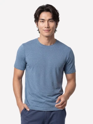 Skechers GO DRI All Day koszulka - Niebieski/Szary