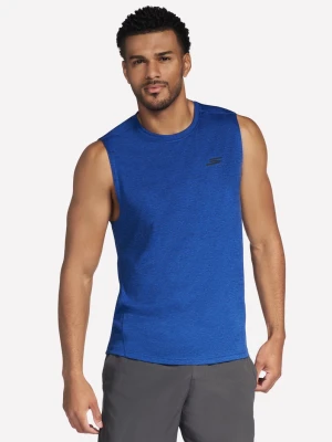 Skechers GO DRI Charge Muscle Tank - Niebieski