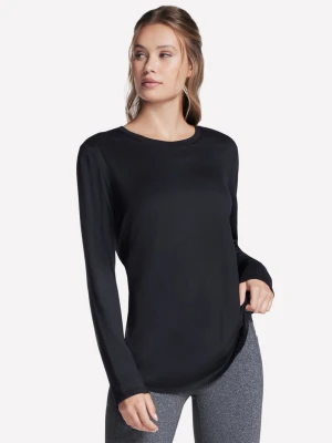 Skechers GO DRI Swift Long Sleeve Tunic Crew - Czarny