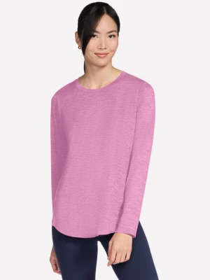 Skechers GO DRI Swift Long Sleeve Tunic Crew - Rozany