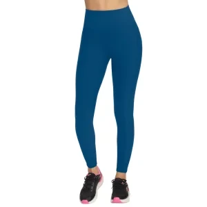 Skechers GO Flex Rib Fl HW Legging LG2-TLNV, Damskie, Granatowe, leginsy, nylon, rozmiar: L