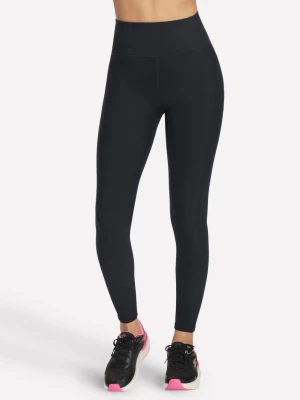Skechers GO FLEX RIB Full Length High-Waisted legginsy - Czarny