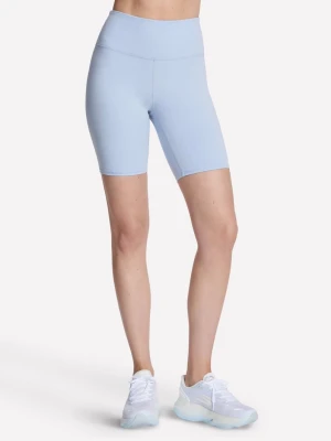 Skechers GO FLEX SLIM 8 Inch krótkie - Sil/Bialy/Niebieski