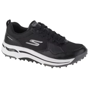 Skechers Go Golf Arch Fit 214018-BKW, Męskie, Czarne, buty do golfa, tkanina, rozmiar: 42