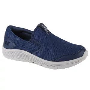 Skechers Go Golf Arch Fit Walk 214035-NVGY, Męskie, Granatowe, buty do golfa, tkanina, rozmiar: 44,5