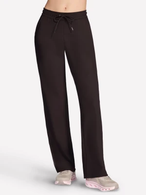 Skechers GO LUXE Rib Pant - Czekoladowy/Czarny